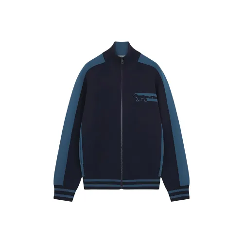 Maison Kitsune Flash Fox Zipped Knit Cardigan