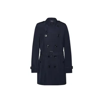 Burberry Trench Coat Men's Dark Blue
