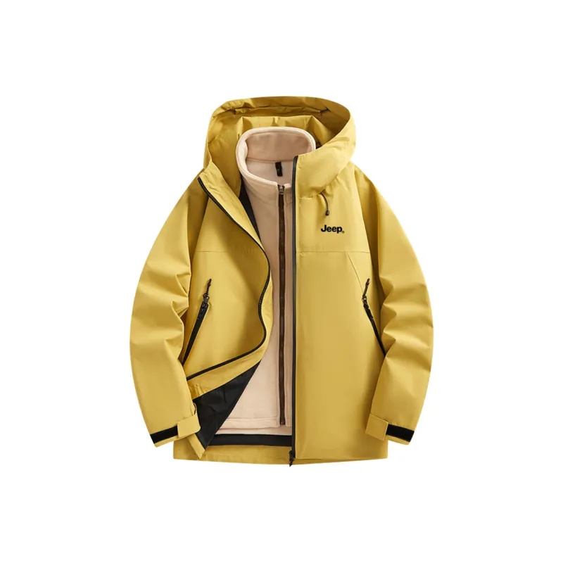 Jeep Waterproof And Windproof 3 in 1 Windbreaker Jacket Unisex-4