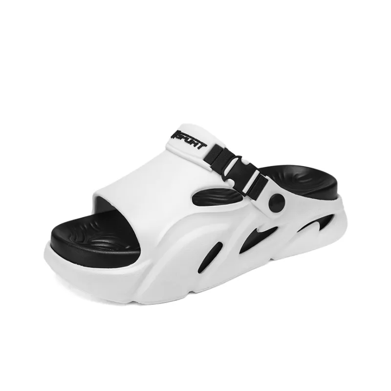 CAMOSI Beach Sandals Unisex Black Gray/White Black/Orange/Mint Green-5