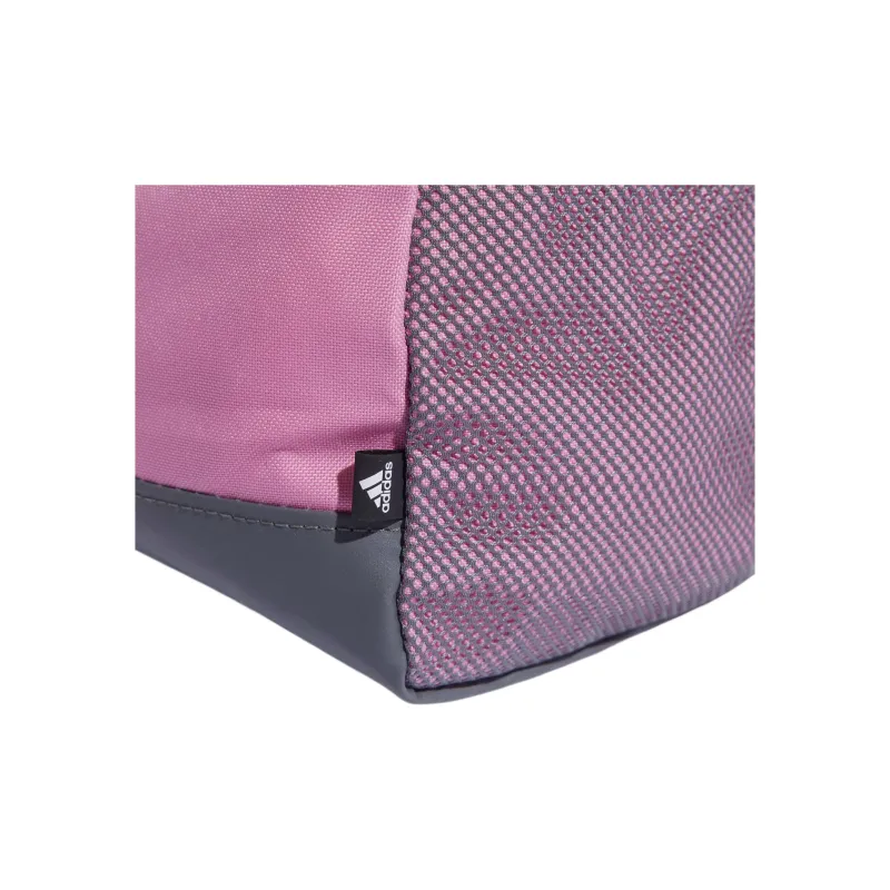 Adidas Polyester Travel Bag Unisex Pink & Gray & White-4
