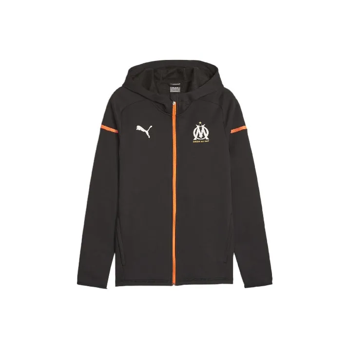 PUMA Casuals Olympique De Marseille Jacket Men's Black-0