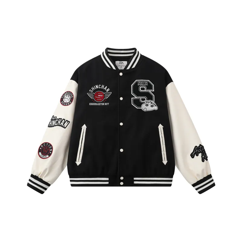 Crayon Shinchan Baseball Jacket Unisex-0