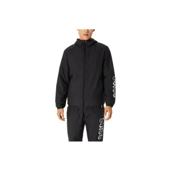 Asics Hex Graphic Padded Jackets Men Black