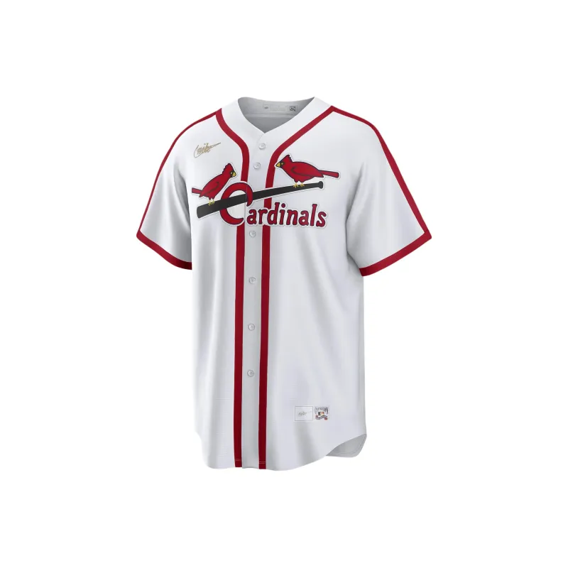 Nike MLB Collaboration St. Louis Cardinals Stan Musial Baseball Jacket Men's White-0