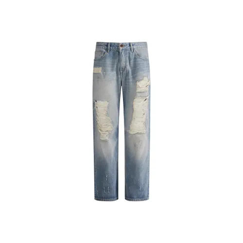 CHINISM Jeans Unisex Blue Denim