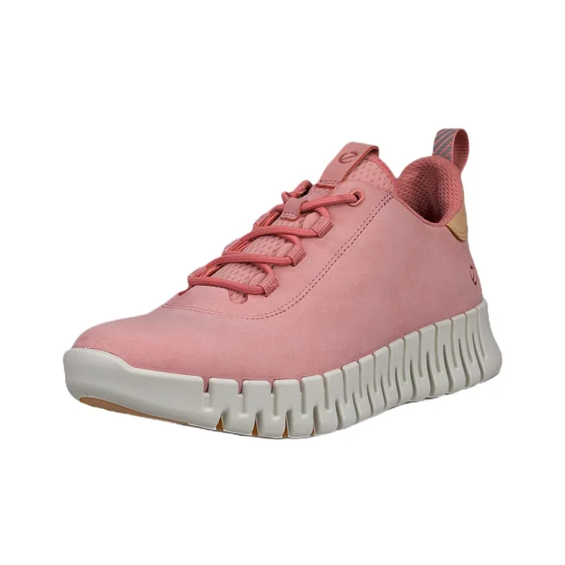 Ecco GRUUV Breathable Low Top Casual Shoes Women's Peach-1