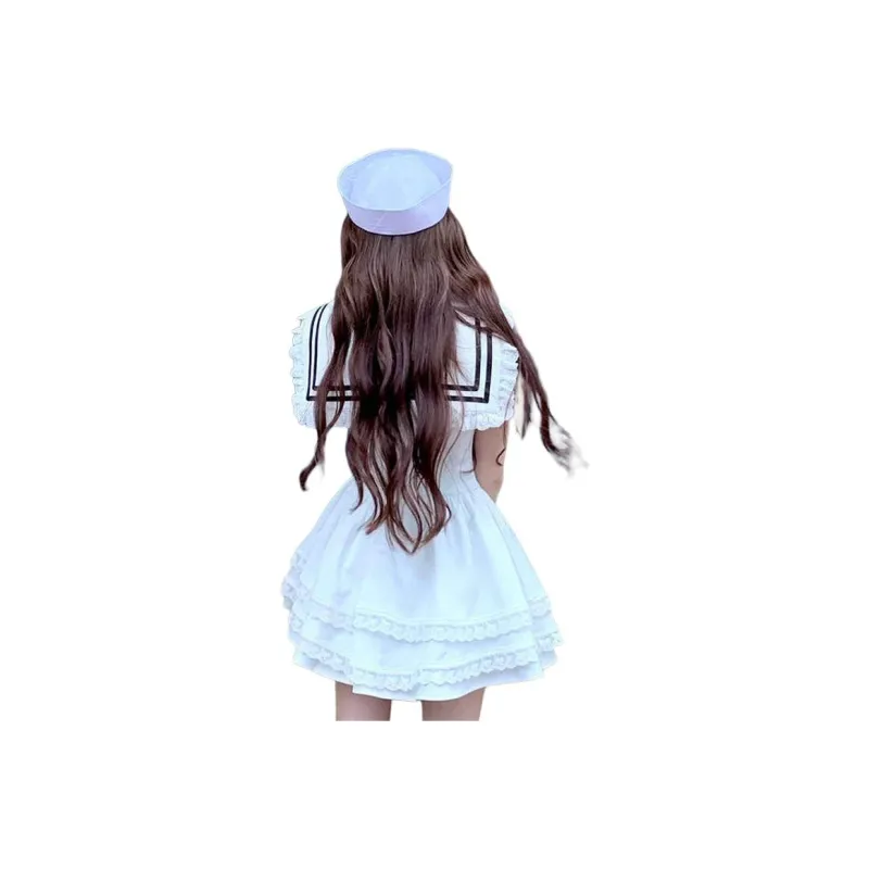 Mu Xiao Xin Sleeveless Dress Women's White-3