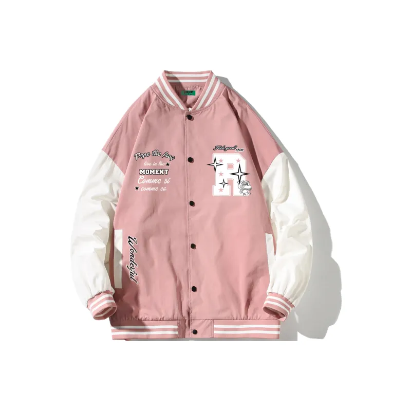 Pepe The Frog Baseball Jacket Unisex-6