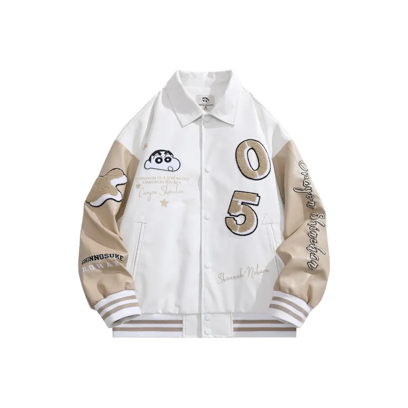 SHINCHAN Baseball Jacket Coat Unisex-18