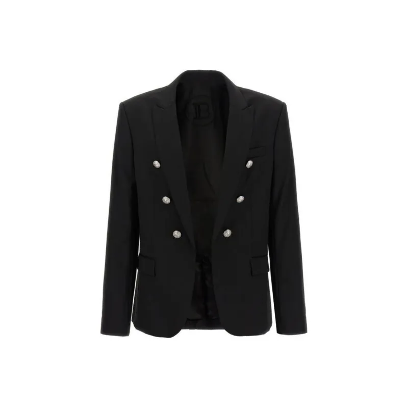 BALMAIN Single Breasted Tailored Blazer-0