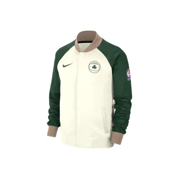Nike Dri-FIT Full-Zip Boston Celtics Showtime City Edition Jacket Men's Sail White