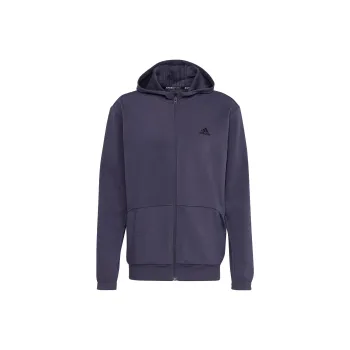 Adidas AEROREADY Yoga Full Zip Hoodie Jackets Coats Men's Dark Navy Blue