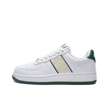 Kappa Anti Slip Wear Resistant Low Top Skateboard Shoes Unisex Cheese White