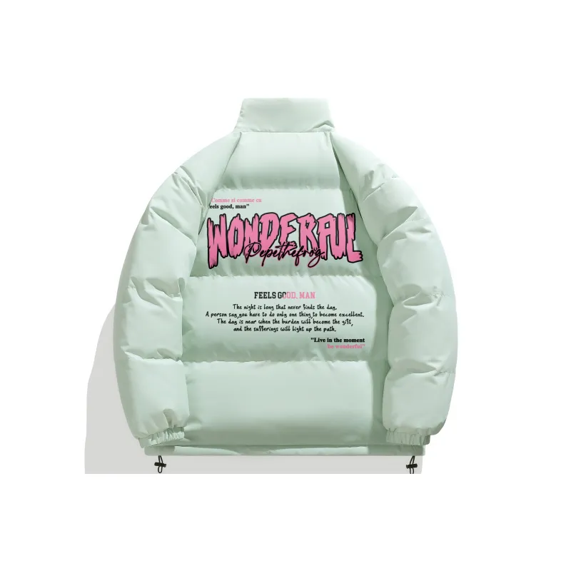 Pepe The Frog Puffer Jacket Unisex-10