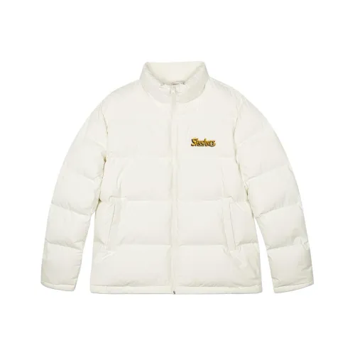 Skechers Colorful Down Jacket Unisex Marshmallow White