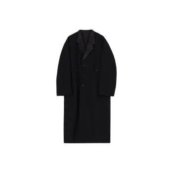 Yohji Yamamoto Grosgrain Lining Pt Raglan Coat