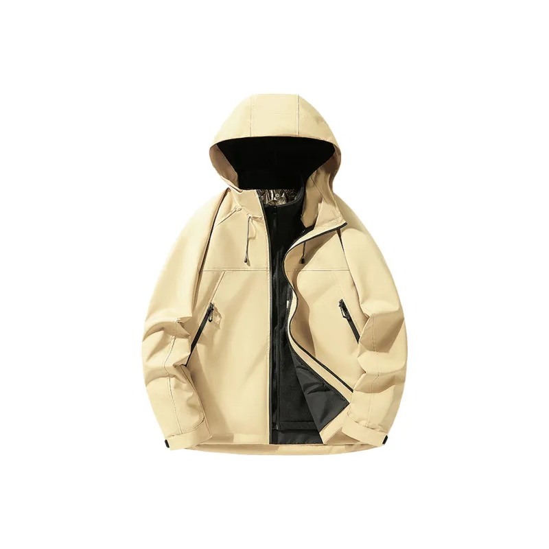 VanCamel Waterproof And Windproof To Keep Warm Windbreaker Jackets Unisex-1