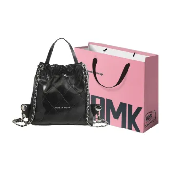 NOMK PU Small Backpack Handbag Backpack Medium Size Women's Black/Pink/White/Silver