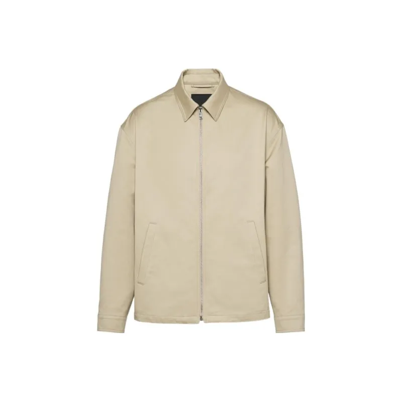 PRADA FW23 Jackets Coats Men's Beige-0