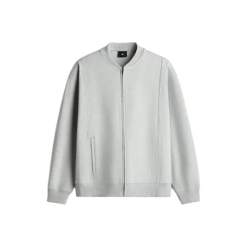 H&M New Year Jackets Men Mixed Gray