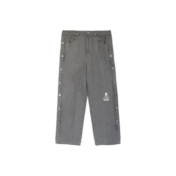 FRLMK Straight Moderate Jeans Unisex Gray