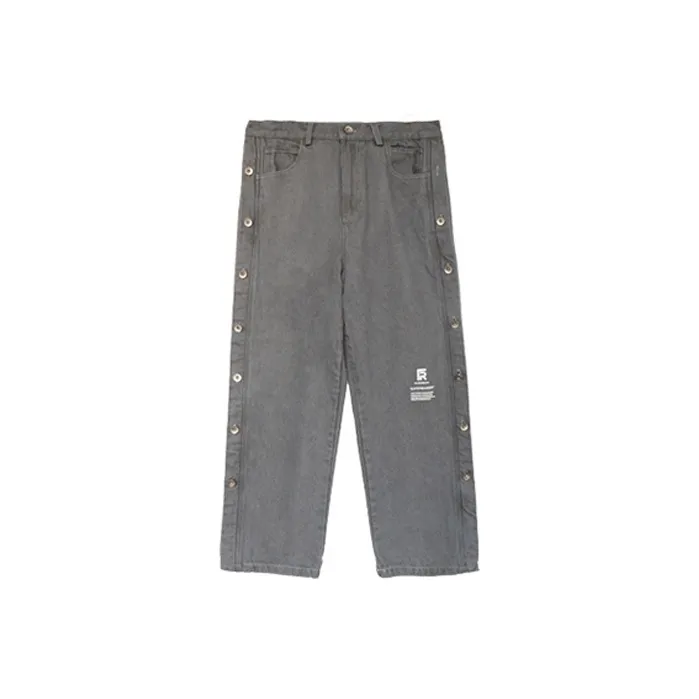 FRLMK Straight Moderate Jeans Unisex Gray-0