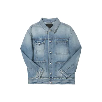 ABLE JEANS Jackets Coats Unisex Light Yellow Mud Blue