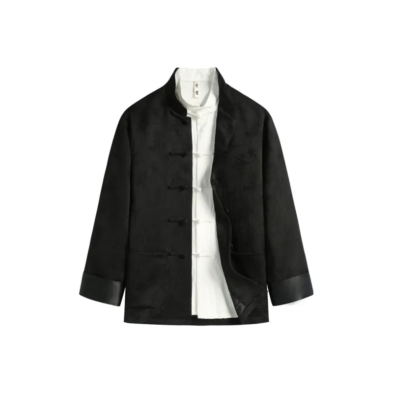 XUANSHENG Jackets Coats Men's Black-0