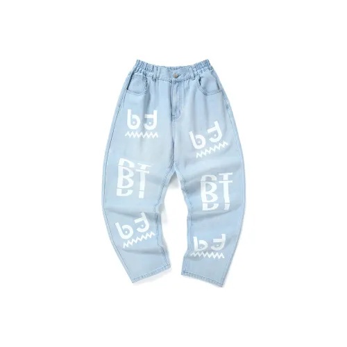 Bt Straight Jeans Unisex Light Blue