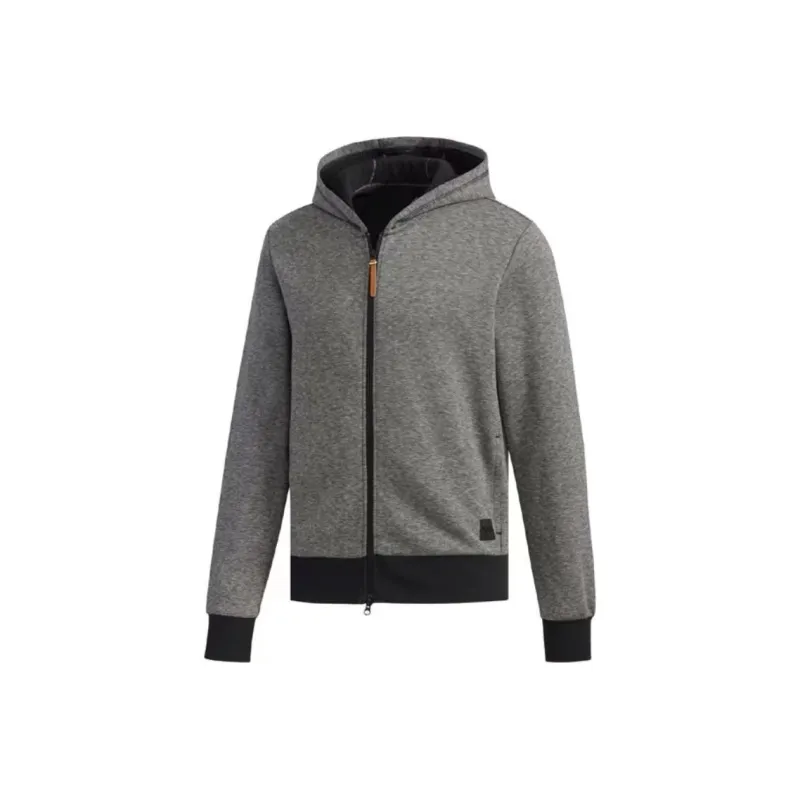 Adidas Adicross Melange Full Zip Jackets Coats Men's Black-0