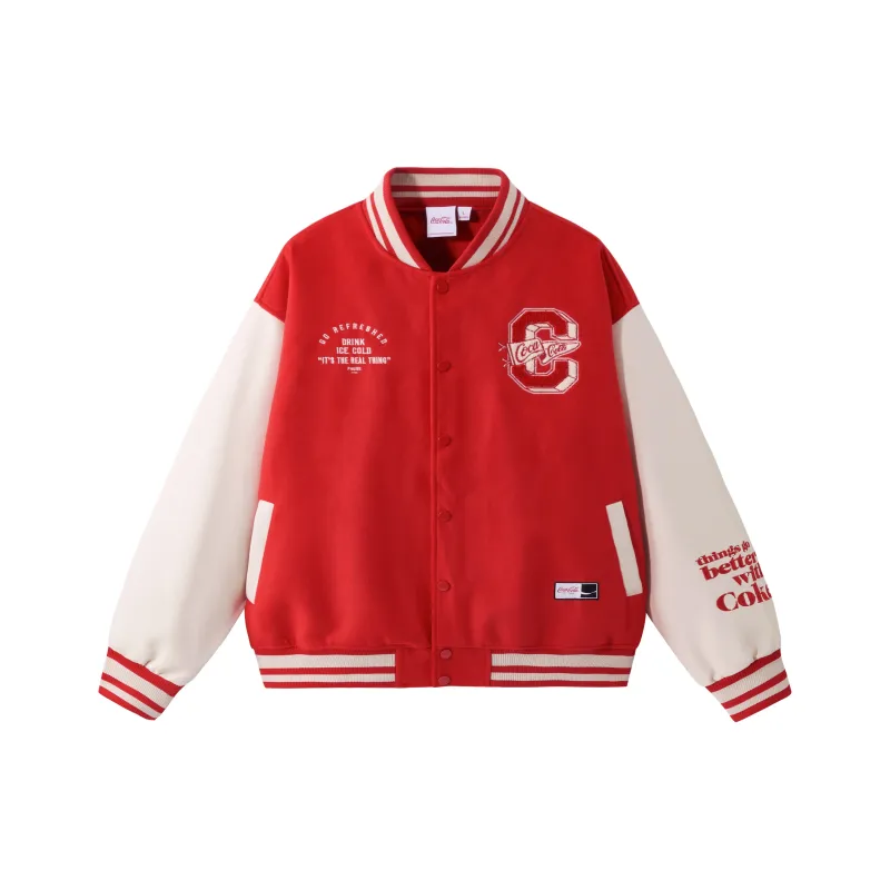 Coca Cola Baseball Jacket Unisex-3