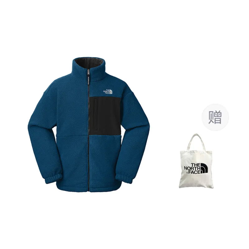 THE NORTH FACE City Outdoor Collection Velvet feel Coat Men's Night Anchorage Blue-5