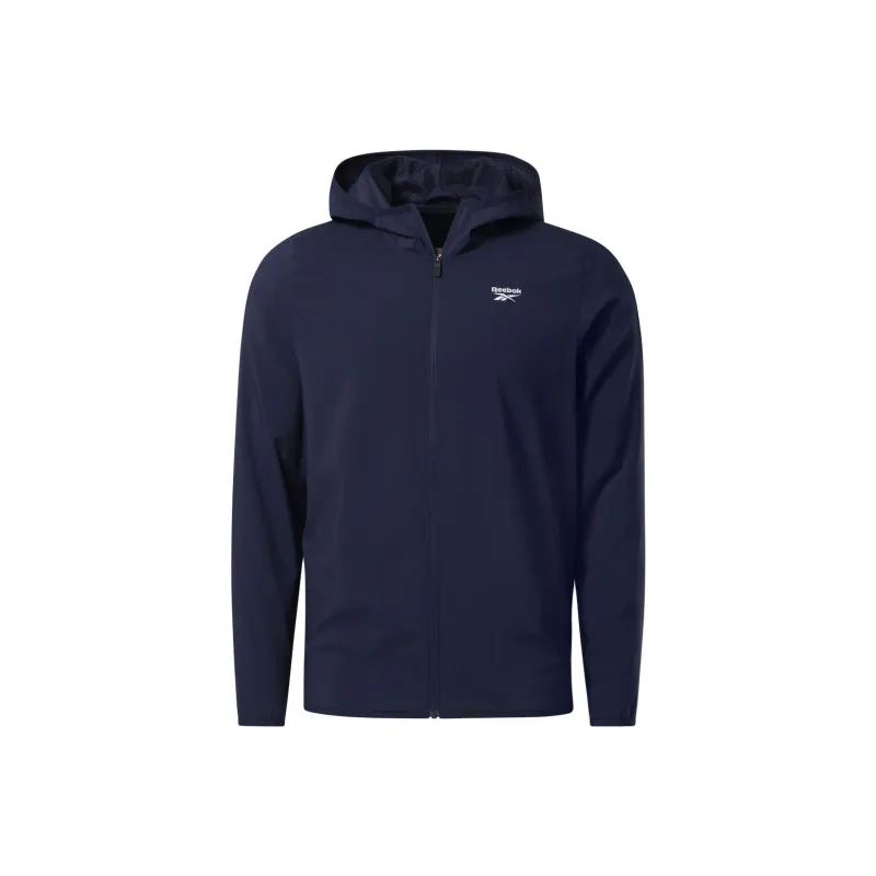 Reebok TRAINING ESSENTIALS WOVEN Jackets Coats Men's Marine Blue-0