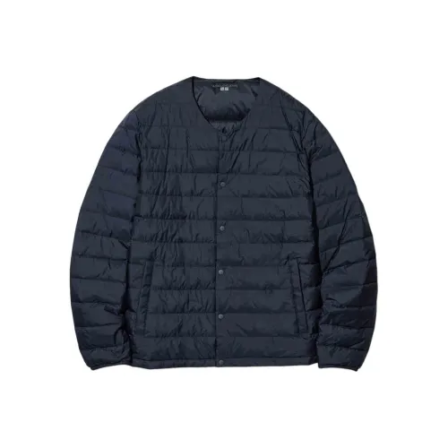 UNIQLO Down Jacket Men's Deep Sea Blue