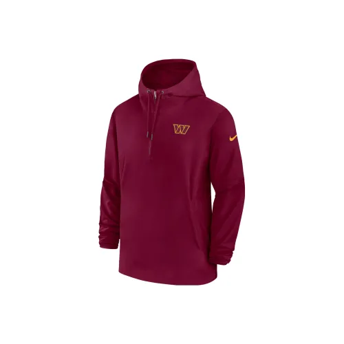 Nike Washington Commanders Sideline Jackets Coats Men's Burgundy