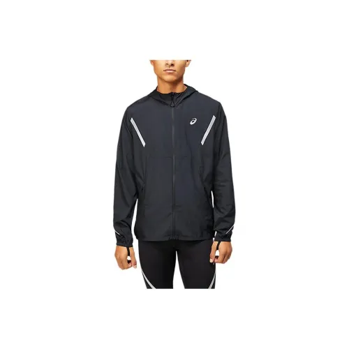 Asics Lite-Show Jacket Solid Jackets Coats Men's Black