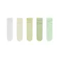 [5 Pack/Slip-Resistant No Roll]White+Milk White+Lime+Grass Green+Verdant Green