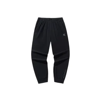 Anta KT Collection Basketball Collection Knitted Sweatpants Men's Basic Black