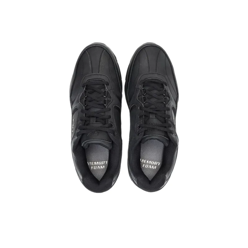 FILA Memory Workshift Low Top Running Shoes Men's Black-3