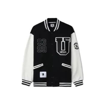 Izzue Baseball Jacket Unisex Black