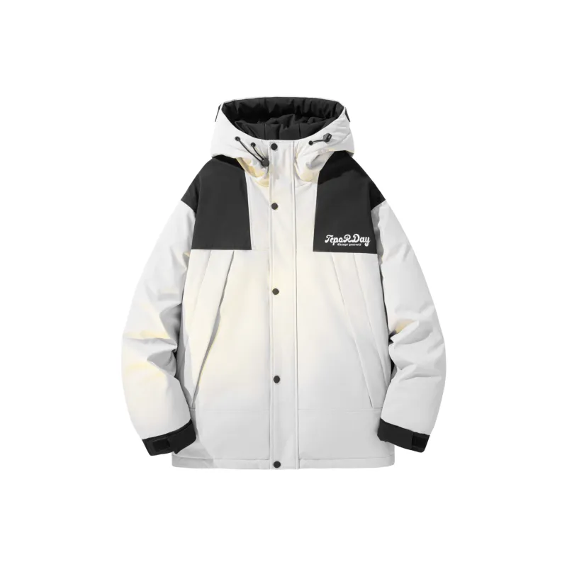 TEPOR Down Jacket Unisex Light Gray-0