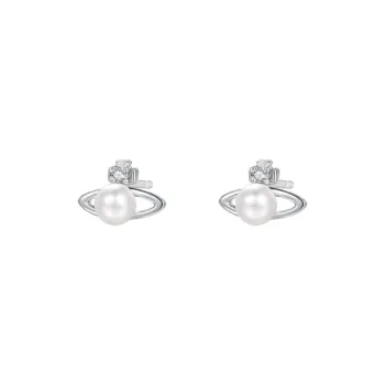 OGDAID S999 Fine Silver Stud Earrings Women's