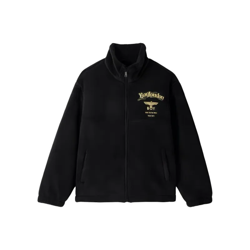 Boy London Velvet feel Coat Unisex Black-0