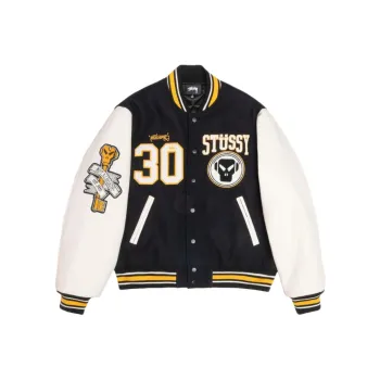 Stussy X Goldie Metalheadz 30 Varsity Jacket