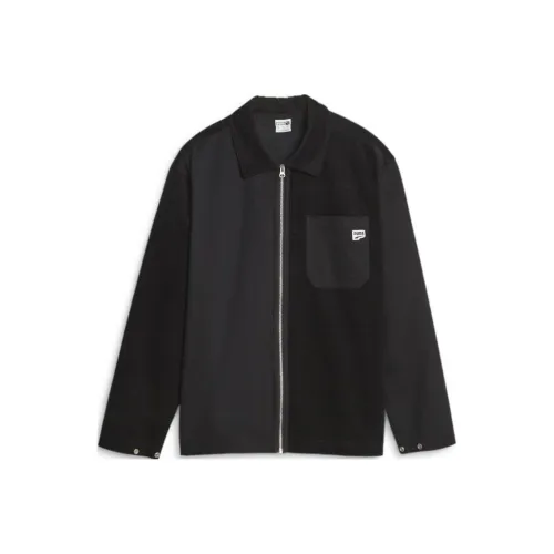 PUMA 306195-08 puma Downtown DOWNTOWN Corduroy Shirt Jacket Men's Black