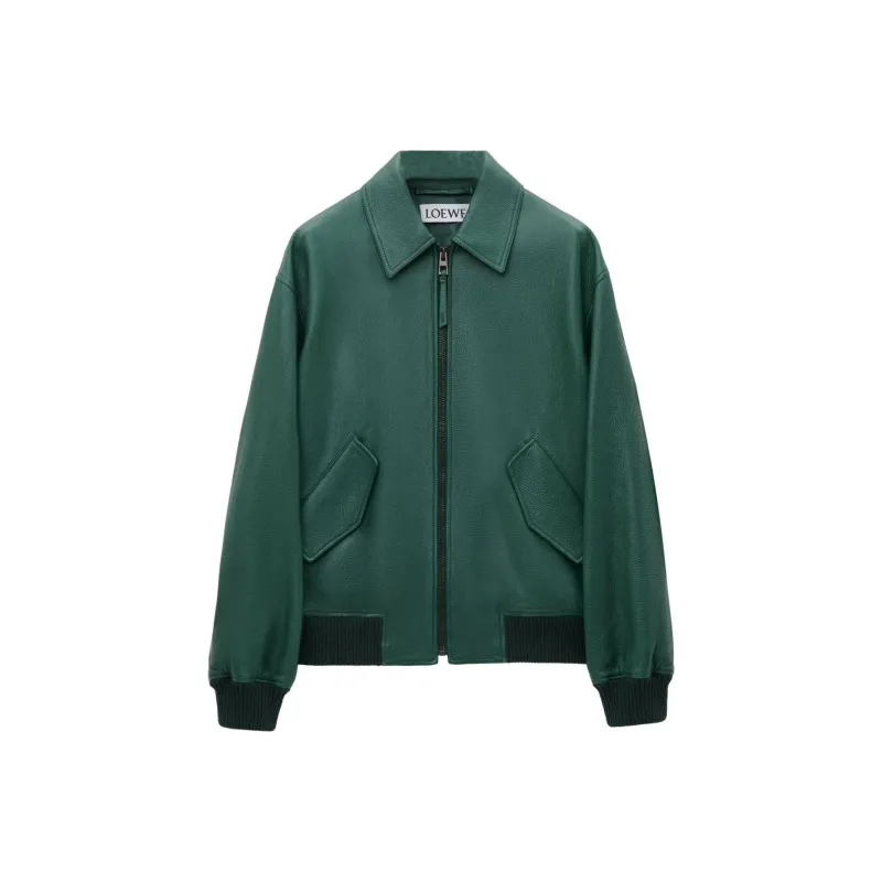 LOEWE FW24 Jackets Coats Men's Green-0