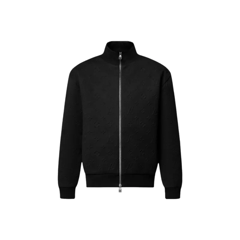 LOUIS VUITTON Embossed Monogram Jersey Tracksuit Top-0