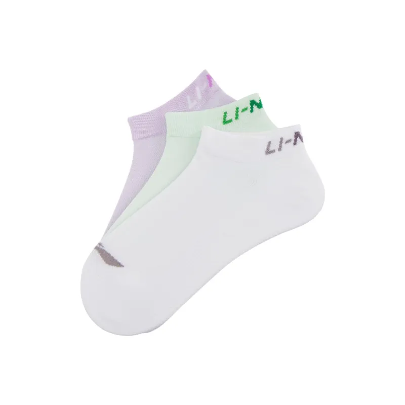 LiNing Sports Trend Series Ankle Socks Unisex 3 Pack-1