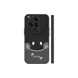 Classic Black-Watercolor Smiley Face E Black